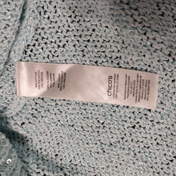 Chico's Sequin Embellished Sweater - Picture 7 of 7